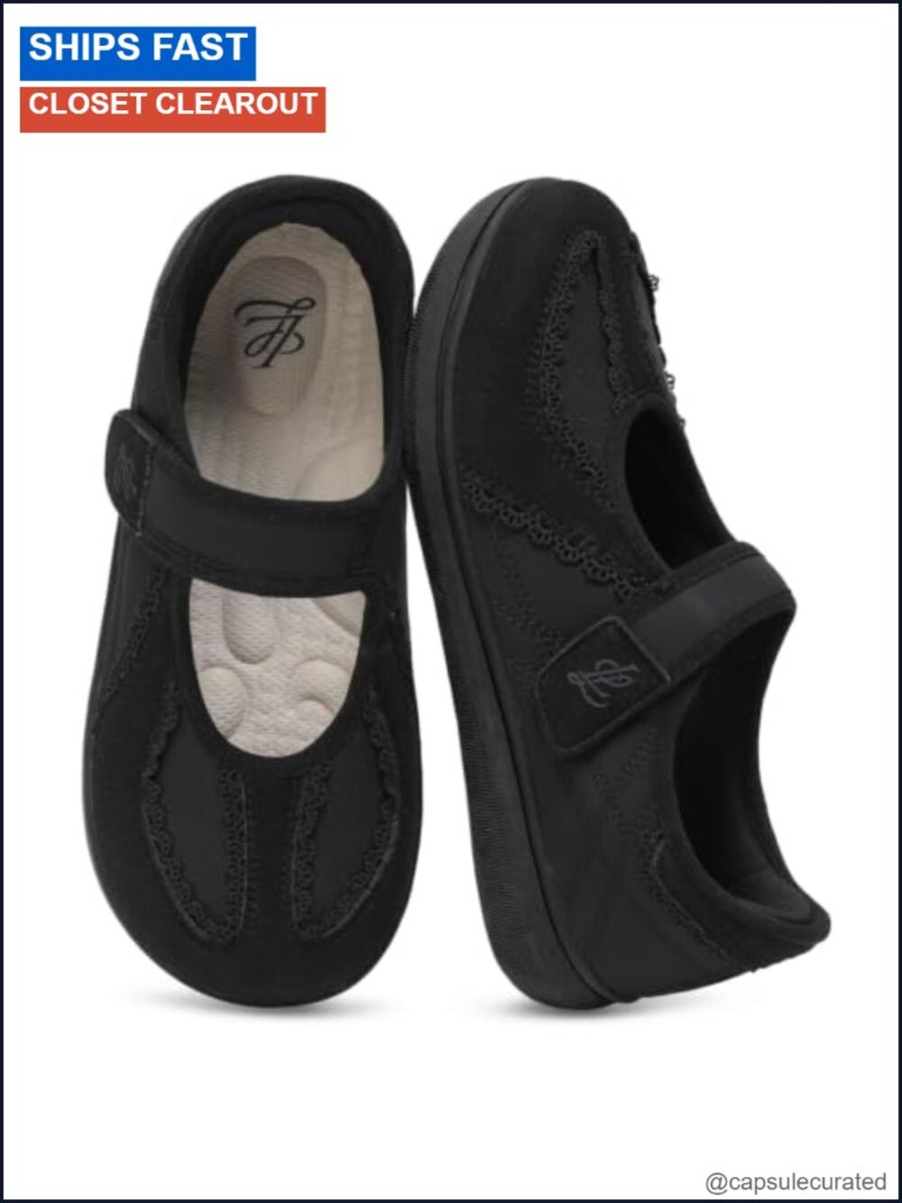 Women's Mary Jane Flats Wide Toe Box Comfortable Walking Shoes